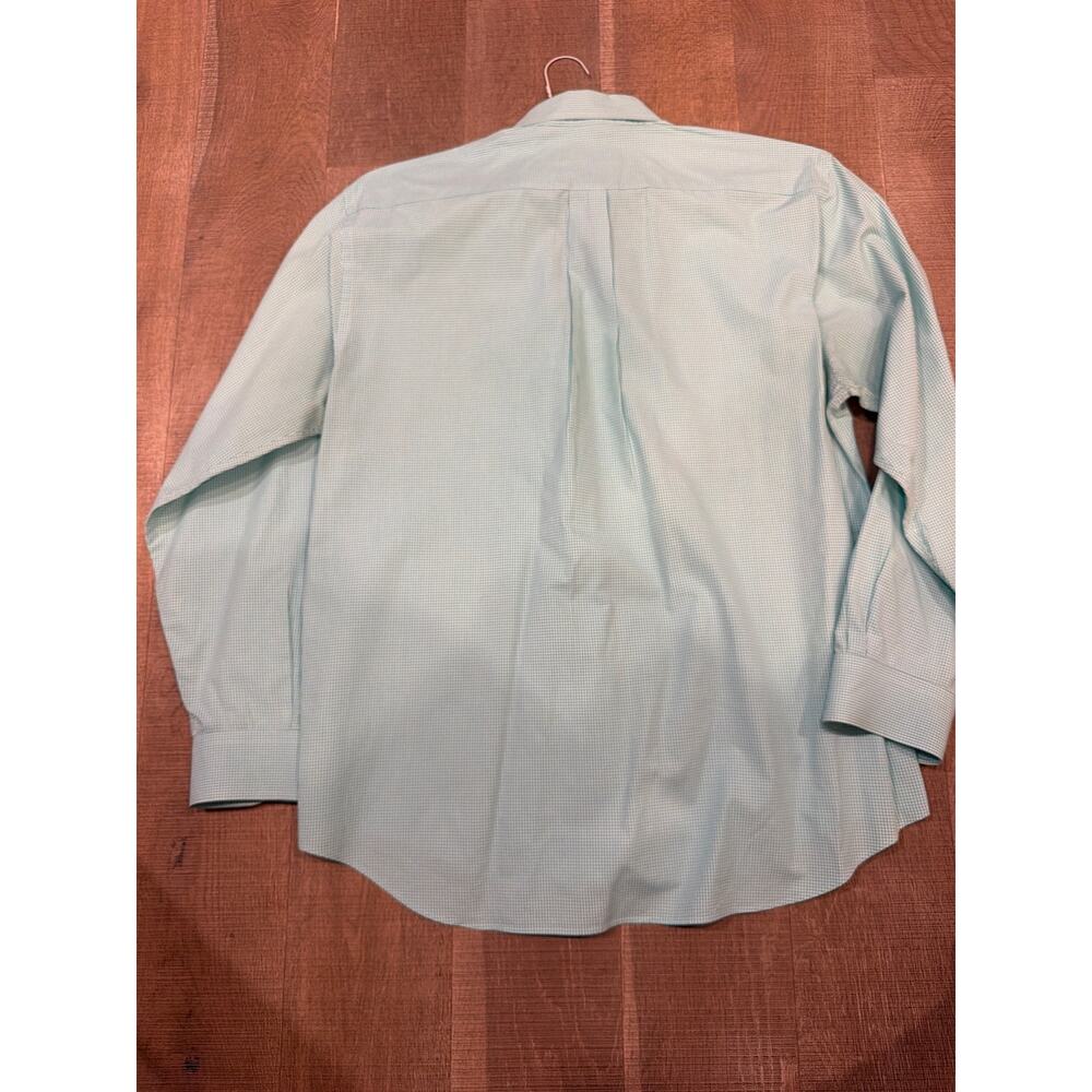 Vineyard Vines Shirt Mens Extra Large Green Check Button Up Whale Logo Murray - Picture 3 of 5
